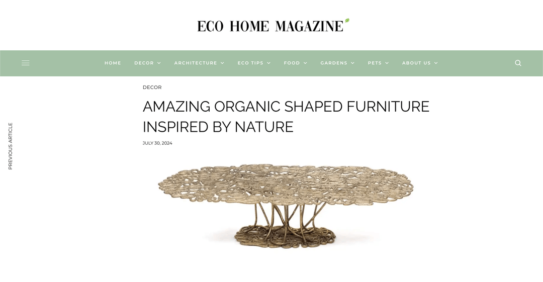 Naoto Nakada in Eco Home Magazine